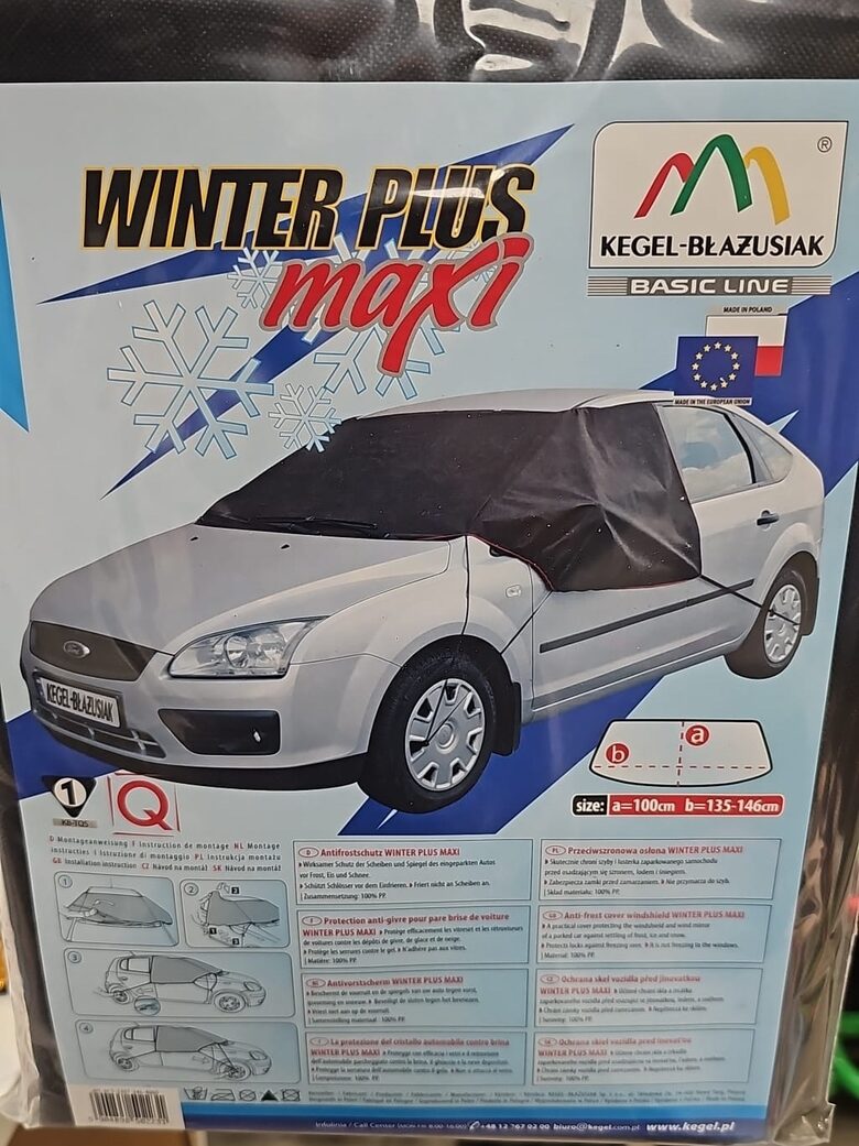 Vējstikla un sānu stiklu pārsegs "Winter Plus Maxi"